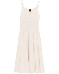 Pinko - Cotton Elastane Dress - Lyst