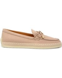 Tod's - Nubuck Loafers - Lyst