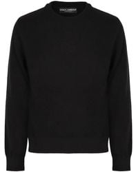 Dolce & Gabbana - Virgin Wool Sweater With Ribbed Knit Edges - Lyst