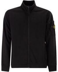 Stone Island - Regular Fit Track Jacket With Seasonal Pocket - Lyst