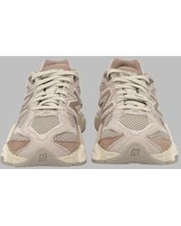 New Balance - 9060 Mesh And Suede Sneakers - Lyst