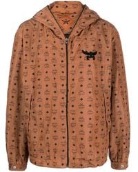 MCM - Monogram Print Hooded Jacket - Lyst