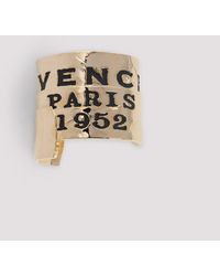 Givenchy - Tape Golden Cuff Brass Bracelet - Lyst
