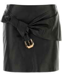 Versace - Leather Skirt - Lyst