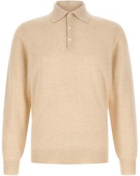 Brunello Cucinelli - Cashmere Knit Polo Shirt - Lyst