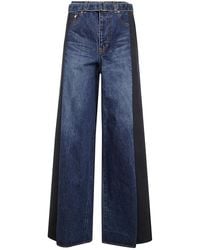 Sacai - Denim X Suiting Pants - Lyst