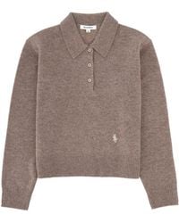 Sporty & Rich - Cashmere Polo Shirt - Lyst