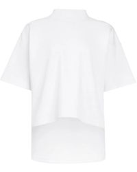Alaïa - Alaia Cotton Blend T-Shirt - Lyst