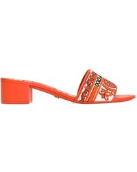 Dolce & Gabbana - Maiolica Print Mules - Lyst