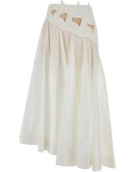 Zimmermann - Luna Applique Maxi Skirt - Lyst