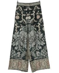 Pierre Louis Mascia - Printed Silk Trousers - Lyst