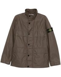 Stone Island - Cotton Blend Jacket - Lyst