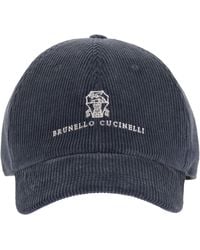 Brunello Cucinelli - Cotton And Cashmere-Blend Corduroy Baseball Cap - Lyst