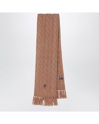 Polo Ralph Lauren - Polo Bear Camel Wool Scarf - Lyst