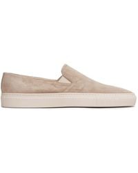 Common Projects - "Minimal" Slip On Low Profile Suede - Lyst