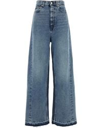 Stella McCartney - Two-Tone Wash Slouchy Straight Leg Jeans - Lyst