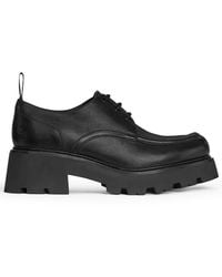 Celine - Derby Triomphe Leather Bull Lace-Up Shoes - Lyst