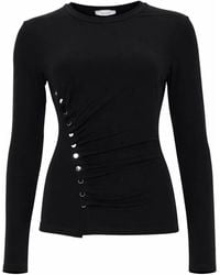 Rabanne - Top Con Bottoni - Lyst