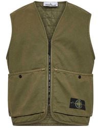 Stone Island - Cotton Vest - Lyst