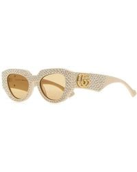 Gucci - Embellished Acetate Sunglasses - Lyst
