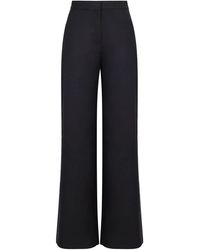 Max Mara - Mozart High-Rise Cotton Trousers - Lyst