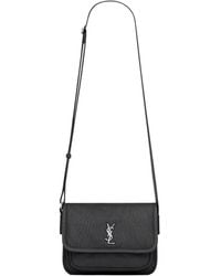 Saint Laurent - Leather Small Messenger Crossbody Bag - Lyst