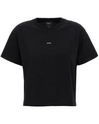 A.P.C. - 'Boxy Micro Logo' T-Shirt - Lyst