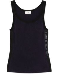 Elisabetta Franchi - Viscose Polyamide Top - Lyst