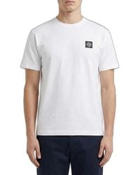 Stone Island - Cotton Crew-Neck T-Shirt - Lyst