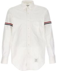 Thom Browne - Grosgrain Armband Oxford Shirt - Lyst