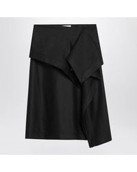 Ferragamo - Asymmetric Skirt With Basque - Lyst