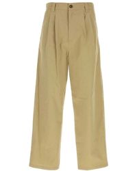 A.P.C. - Relaxed Pleated Pants - Lyst