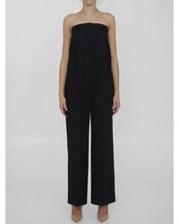 Burberry - Tailored Wool Jumpsuit - Lyst