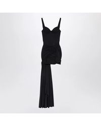 Balenciaga - Draped Mini Dress - Lyst
