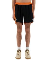 Wales Bonner - Contrast Panel Jersey Shorts - Lyst