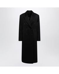 Loulou de Saison - Rosco Double-Breasted Wool And Cashmere Long Coat - Lyst
