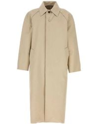 Balenciaga - Cotton Trench Coat - Lyst