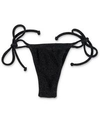 Reina Olga - Carioca Lurex Adjustable Bikini Bottom - Lyst