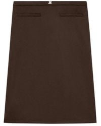 Courreges - Courregès Polyester Skirt - Lyst