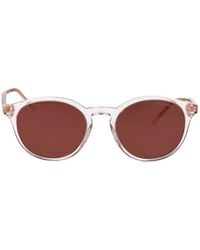 Giorgio Armani - Transparent Acetate Sunglasses - Lyst