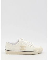 Celine - Triomphe Low-Top Sneakers - Lyst