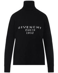 Givenchy - Wool High Neck Sweater - Lyst