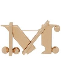 Max Mara - Monogram Brooch - Lyst
