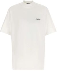 The Attico - Mock-Neck T-Shirt - Lyst