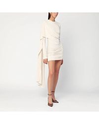 ANDAMANE - Xenia Ivory Mini Dress - Lyst