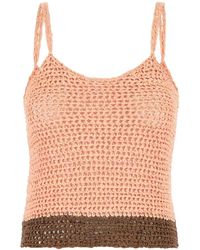 Loewe - Two-Tone Crochet Paula S Ibiza Top - Lyst