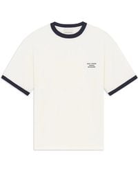 Drole de Monsieur - Contrasted Slogan T-Shirt - Lyst