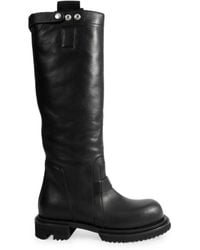 Rick Owens - Gabe Leather Knee-High Boots - Lyst