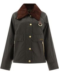 Barbour - Catton Wax Jackets And Coats Green - Lyst