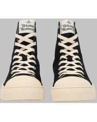 Vivienne Westwood - High-Top Canvas Sneakers - Lyst